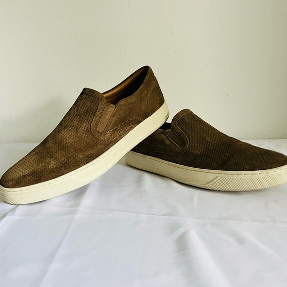 Vince Other - Vince Men's Ace Fashion Suede Leather Sneaker Shoes Loafers Size 10.5